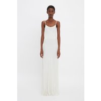 Victoria Beckham Floor-Length Cami Dress In Ivory