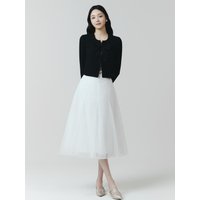 It MICHAA Lace Double Tulle Skirt ITOWSK