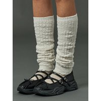 [CP] Knit Warm Leg Warmer Footwear Socks