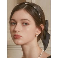 Diamond Crystal Velvet Slim Headband JCHB