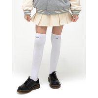 High-Waisted Pleated Flowing Skirt [Beige]