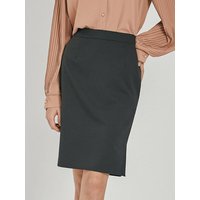 Elastic Stretch H-Line Skirt [BLACK]