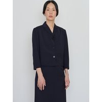 Summer Wool Compact Blazer [Navy]