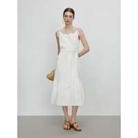 WD Fishtail Linen Sleeveless Maxi Dress