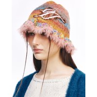 Multi Logo Patch Bucket Hat