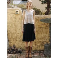 Carmen pleats wrap skirt black