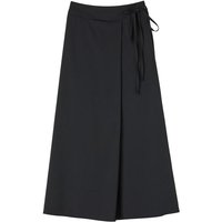 Back Elastic Waistband String Wrap-style Long Skirt ARWS
