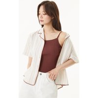 Square Neck Knit Sleeveless Vest PRKT