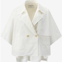Cape-style Short Trench Jacket [WH] LPSI