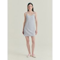 Gingham Mini Dress Sky Blue