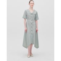 Handkerchief Hem Midi Dress