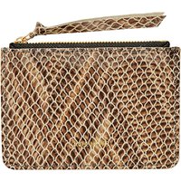 Emma Coin Purse Brown Embo