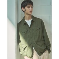 Military Utility Jacket _ Khaki