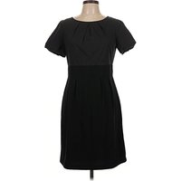 Casual Dress - A-Line: Black Solid Pattern Dresses - Used - Size