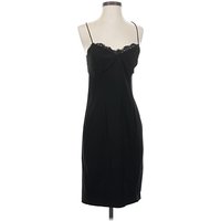Express Cocktail Dress - Slip dress: Black Dresses - Used - Size