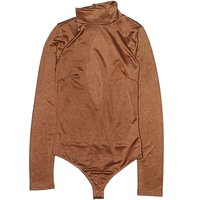 Blanc Bodysuit: Brown Tops