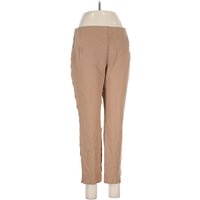 Chico's Khaki Pant: Tan Solid Pattern Bottoms