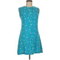 Juniors.com Casual Dress - A-Line: Teal Dresses - Used