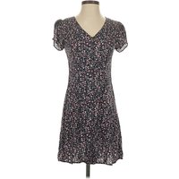 Velvet by Graham & Spencer Casual Dress: Black Floral Pattern Dresses - Used - Size X