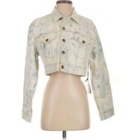 REDONE Denim Jacket: Ivory Jackets & Outerwear