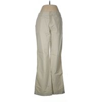 Eddie Bauer Khaki Pant: Tan Solid Pattern Bottoms - Size