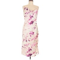 Bardot Cocktail Dress: Ivory Tie-dye Pattern Dresses - Used - Size