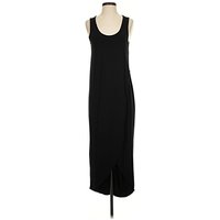 Thyme and Honey Casual Dress - Slip dress: Black Solid Pattern Dresses - Used - Size X