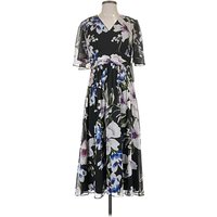 Calvin Klein Casual Dress: Black Floral Pattern Dresses - Used - Size
