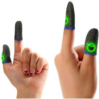 Mini Luminous Thumb Glove For Mobile Phone Gaming Controller Half Finger Cover Game Fingertip Touch Screen Sleeves Sweat Proof