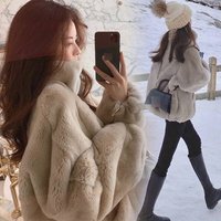 ​​Cozy Sherpa-Lined Short Coat Plush Teddy Jacket For Women Sizes SML, Oversized Fit, Zip Closure, WhiteCoffee Options​​