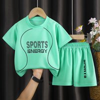 Kids' Quick-Dry Running Set - Breathable Short Sleeve & Shorts