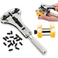 Watch Repair Tools -in- Set Watch Opener Three-claw Open Fixed Base Watch Bottom Cover Opener Open The Rear Cover To Replace The Battery