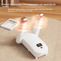 B Shoe Dryer & Deodorizer - Adjustable Mechanical Footwear Warmer For Home, Gym, And Travel WhiteYellowBlack​