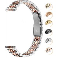 For AppleWatch Ultra Seven Bead Stainless Steel Slim Waist Women's Watch Strap
