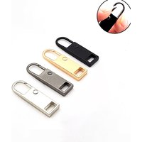 Pcs Zipper Universal Replacement Slider Metal Detachable Pull Tabs Repair Kit DIY Craft Sewing Tools Broken Backpacks Boots