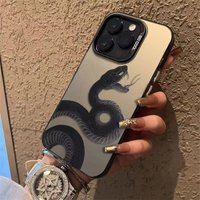 Spiral Black Snake Creative Promax Hard Suitable For Advanced Anti Drop Phone Case