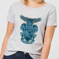 Harry Potter Ravenclaw Drawn Crest Women's Shirt - Grey -