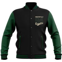 Gremlins Stripe Collegiate Varsity Jacket - BlackGreen