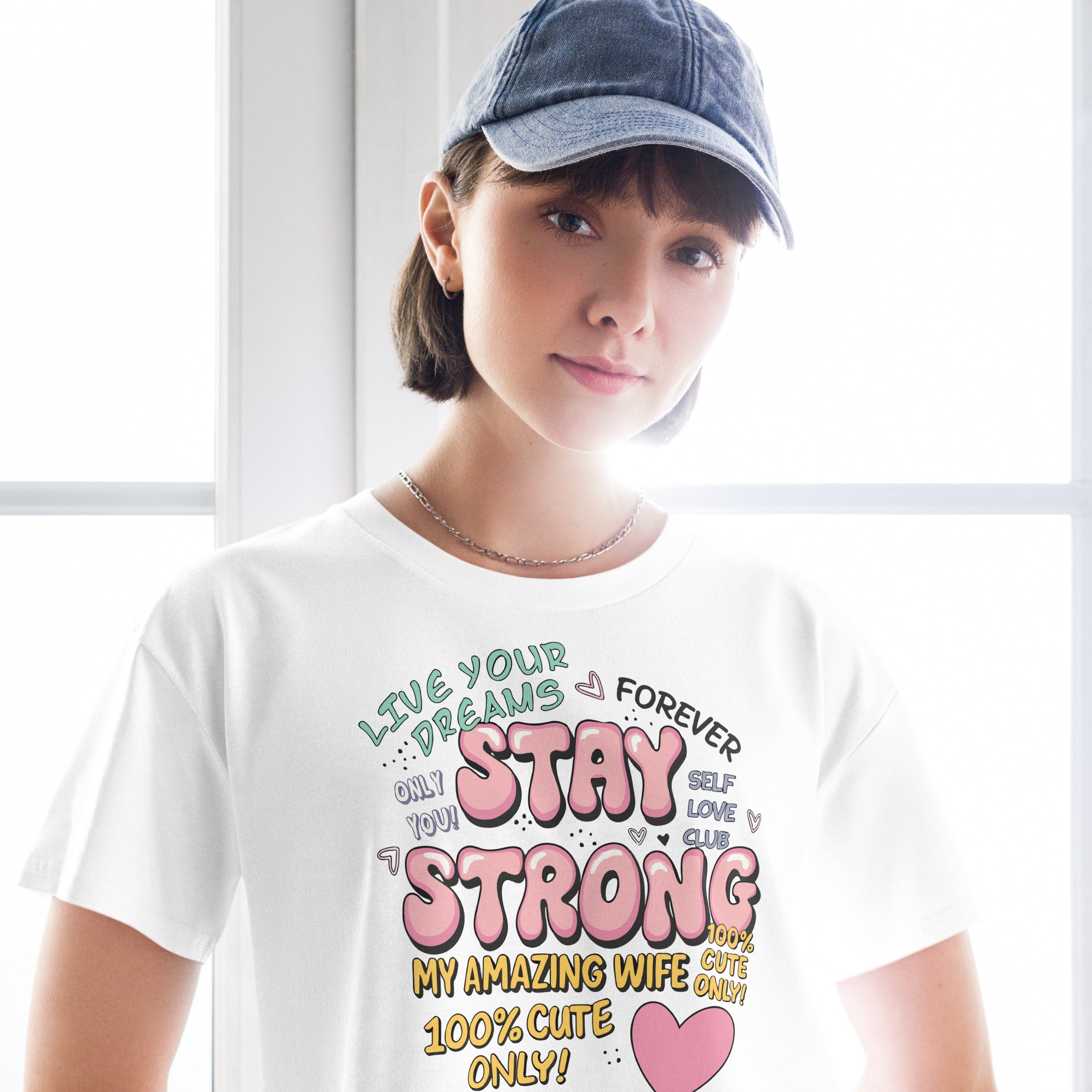 Stay Strong Women’s Crop Top Perfect Gift for Wife